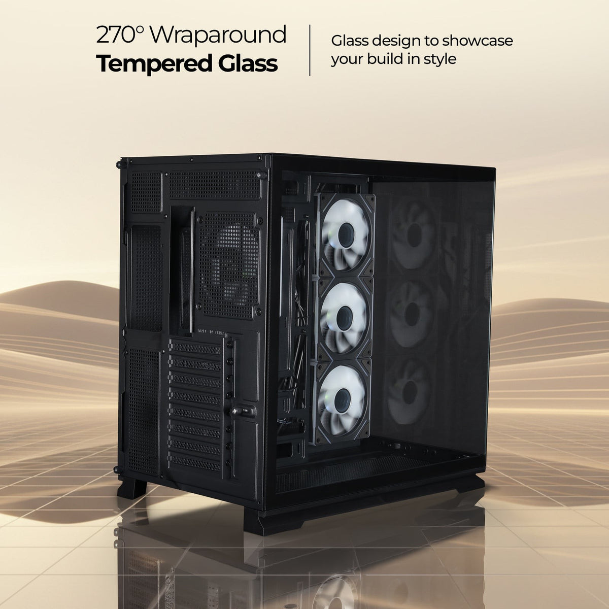 ZEBRONICS Drakon 10 Gaming Cabinet (White) - image 5