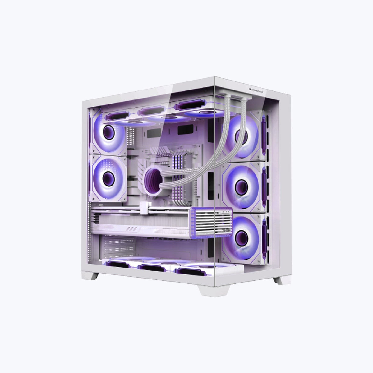 ZEBRONICS Drakon 5 Gaming Cabinet (White) - image 1