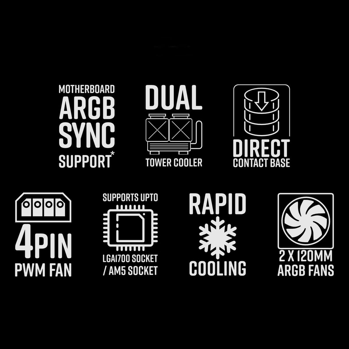 ZEBRONICS FC1200U CPU Air Cooler – image 2 – TechCure India