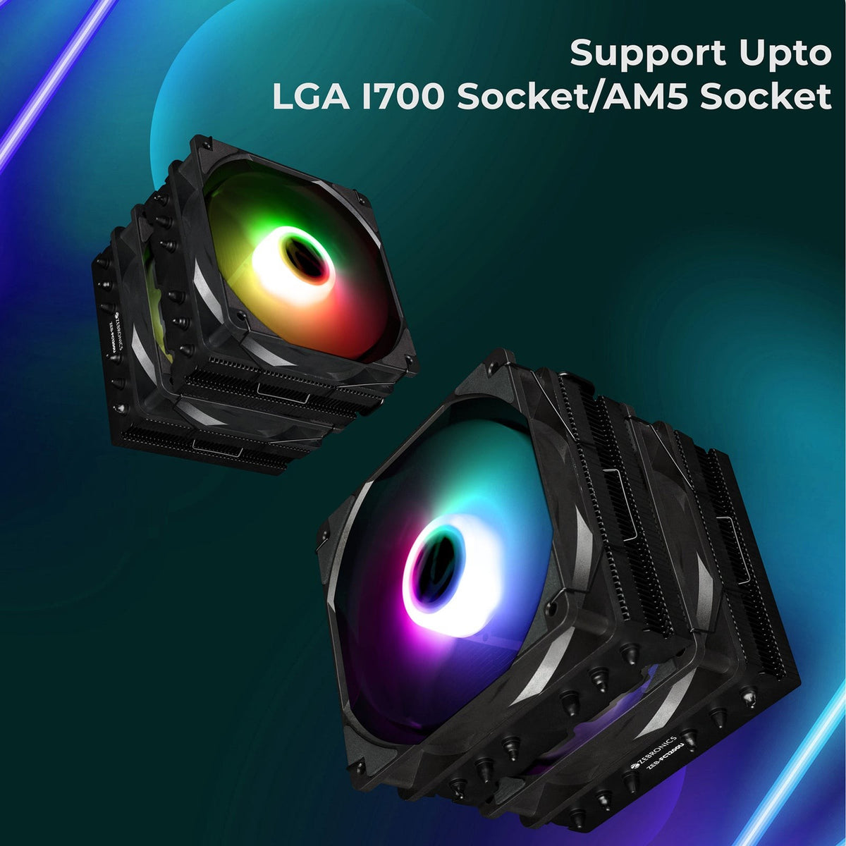 ZEBRONICS FC1200U CPU Air Cooler – image 7 – TechCure India