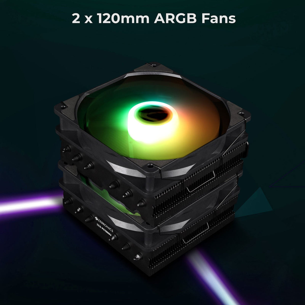 ZEBRONICS FC1200U CPU Air Cooler – image 8 – TechCure India