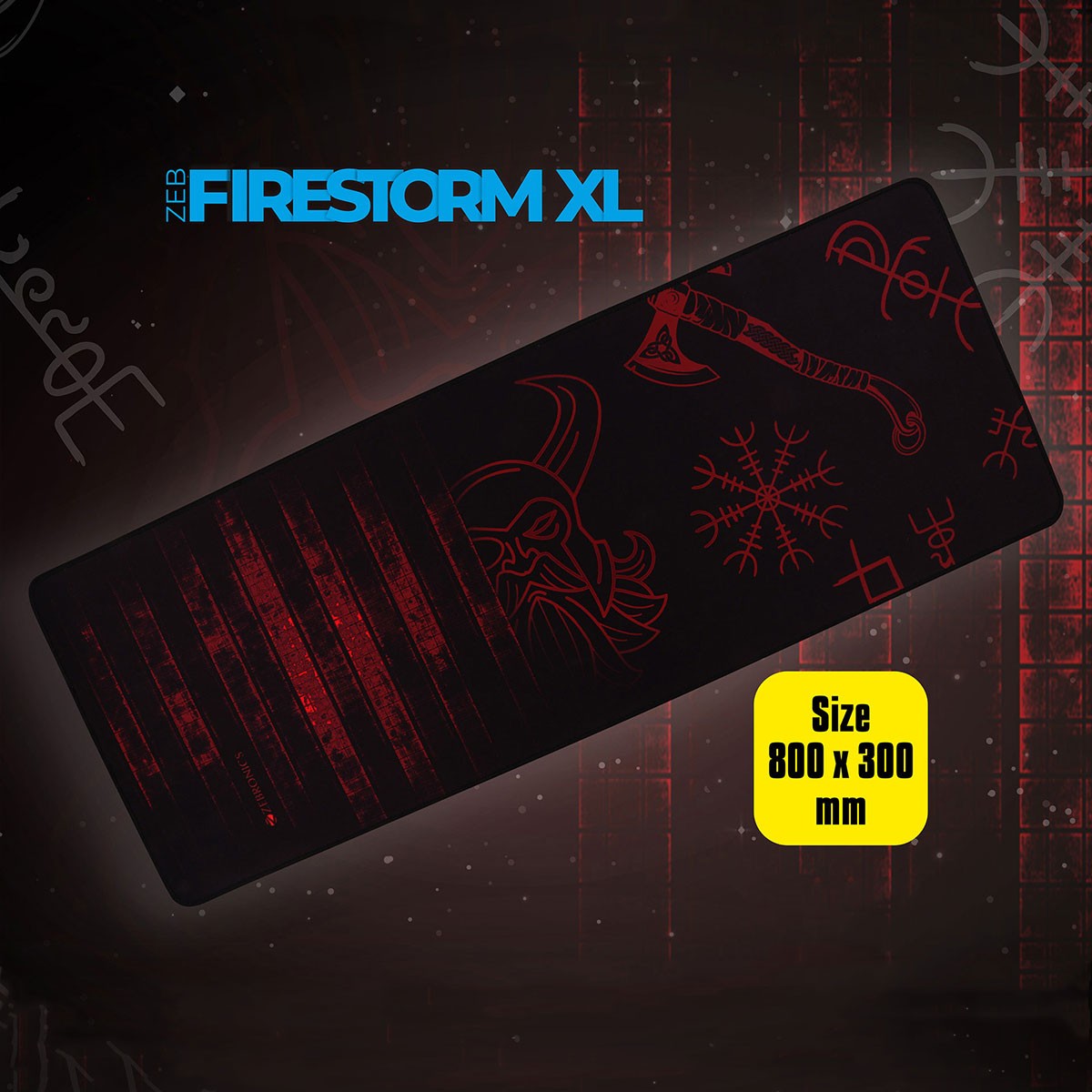 ZEBRONICS Firestorm Gaming Mousepad – image 4 – TechCure India