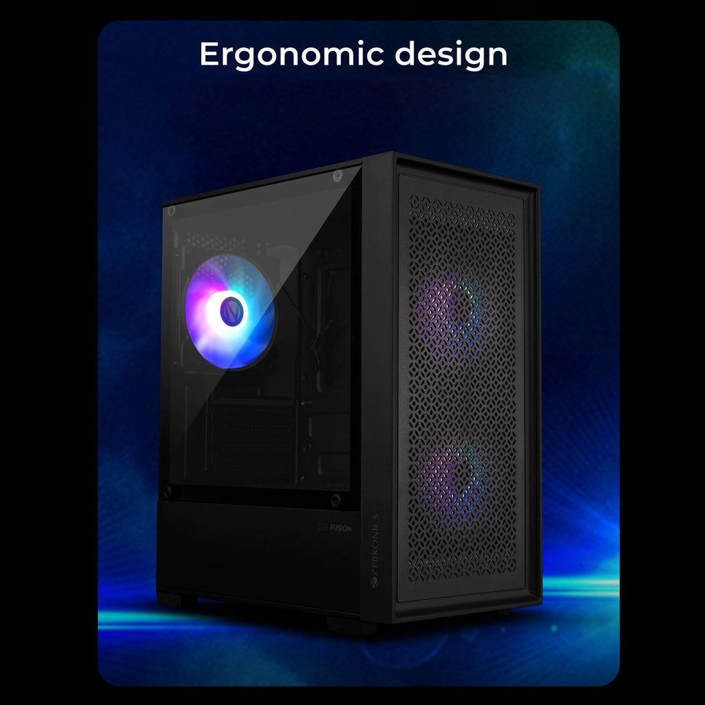 ZEBRONICS Fusion Gaming Cabinet (Black) - image 3