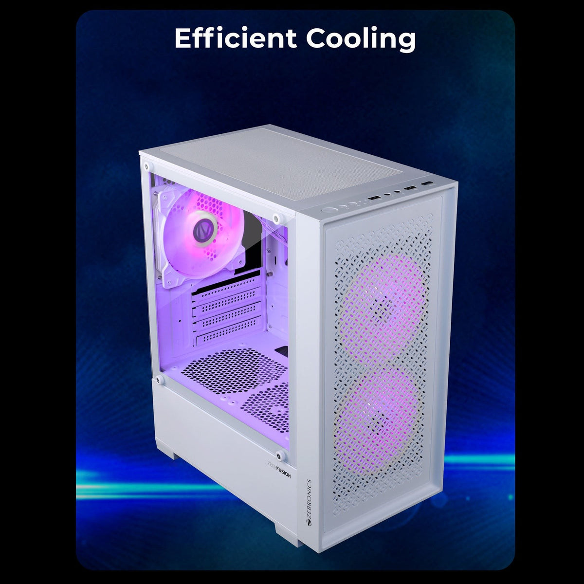ZEBRONICS Fusion Gaming Cabinet (Black) - image 4