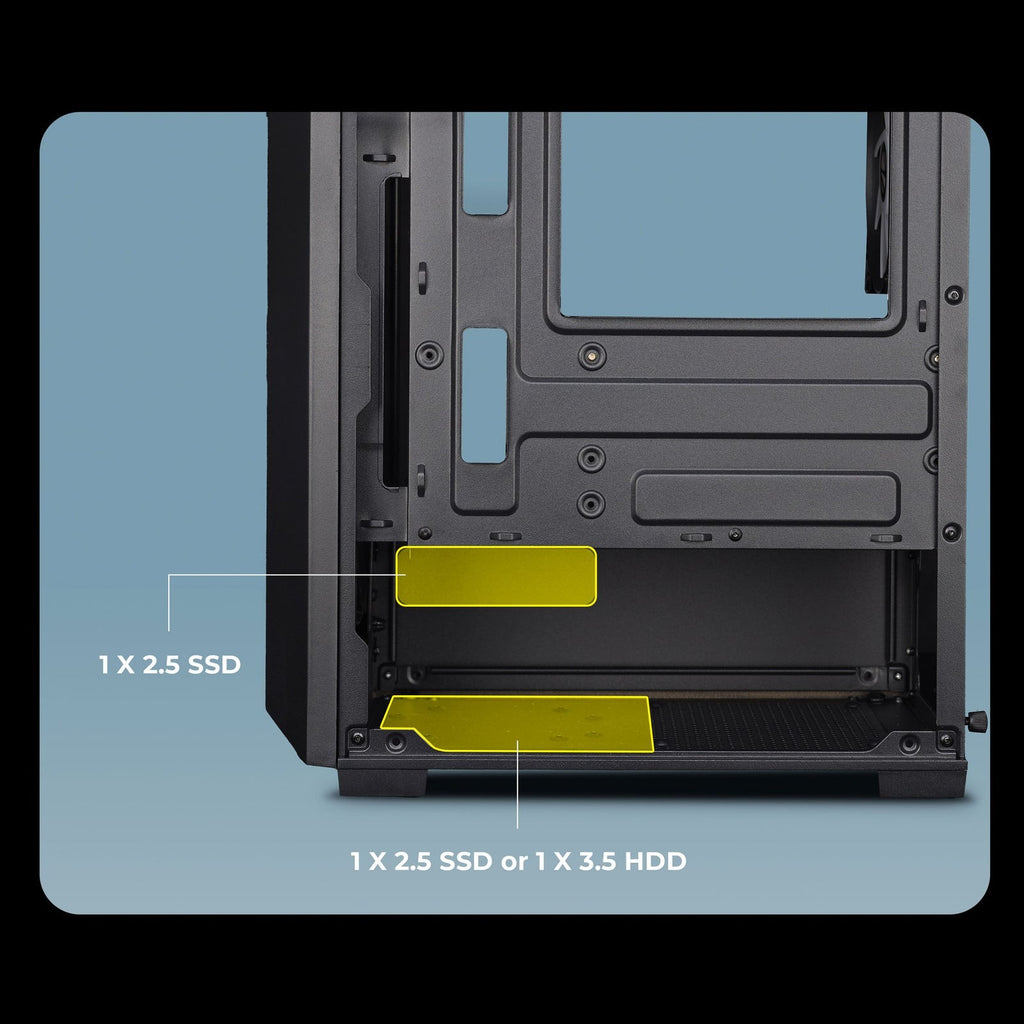 ZEBRONICS Genesis Gaming Cabinet (Black) - image 8