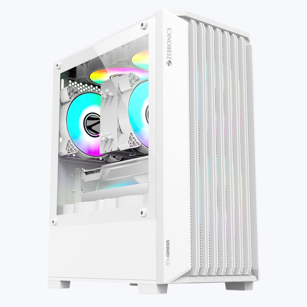 ZEBRONICS Genesis Gaming Cabinet (White) - image 1
