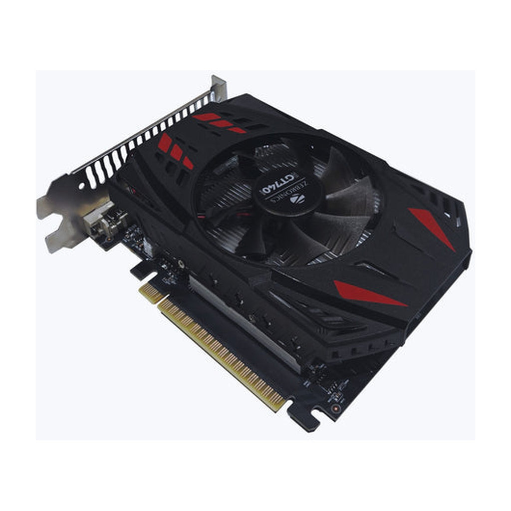 ZEBRONICS GT740 4GD5 Graphics Card Model ZEB-GT740-4GD5 – perspective view – 75mm – TechCure India