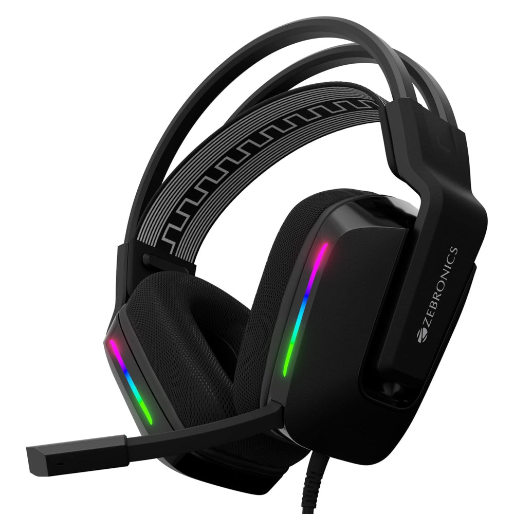 ZEBRONICS Havoc Premium Wired 3.5mm Gaming Headphone ( Black ) – TechCure India