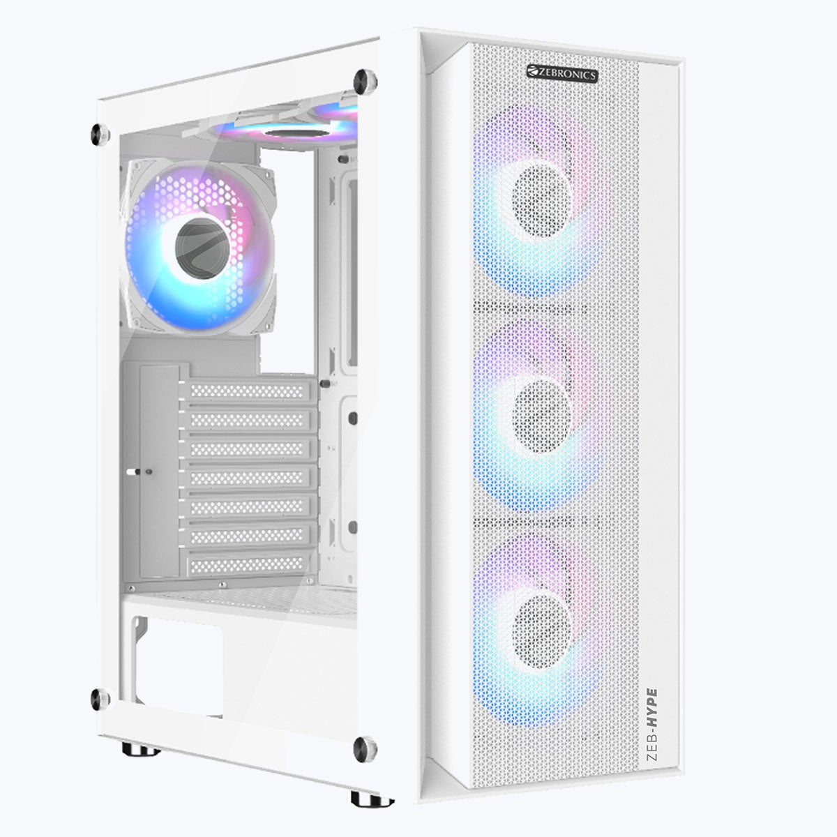 ZEBRONICS Hype Gaming Cabinet (White) - image 1
