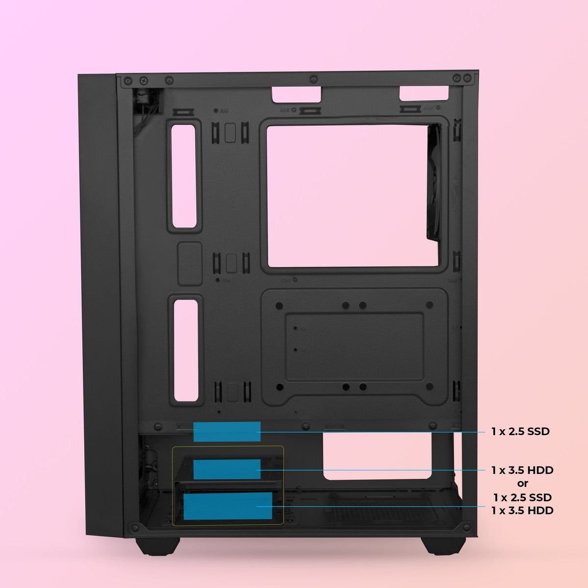 ZEBRONICS Hype Gaming Cabinet (White) - image 4