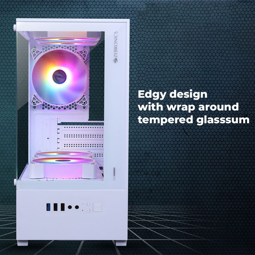 ZEBRONICS Iceberg Gaming Cabinet (Black) - image 3