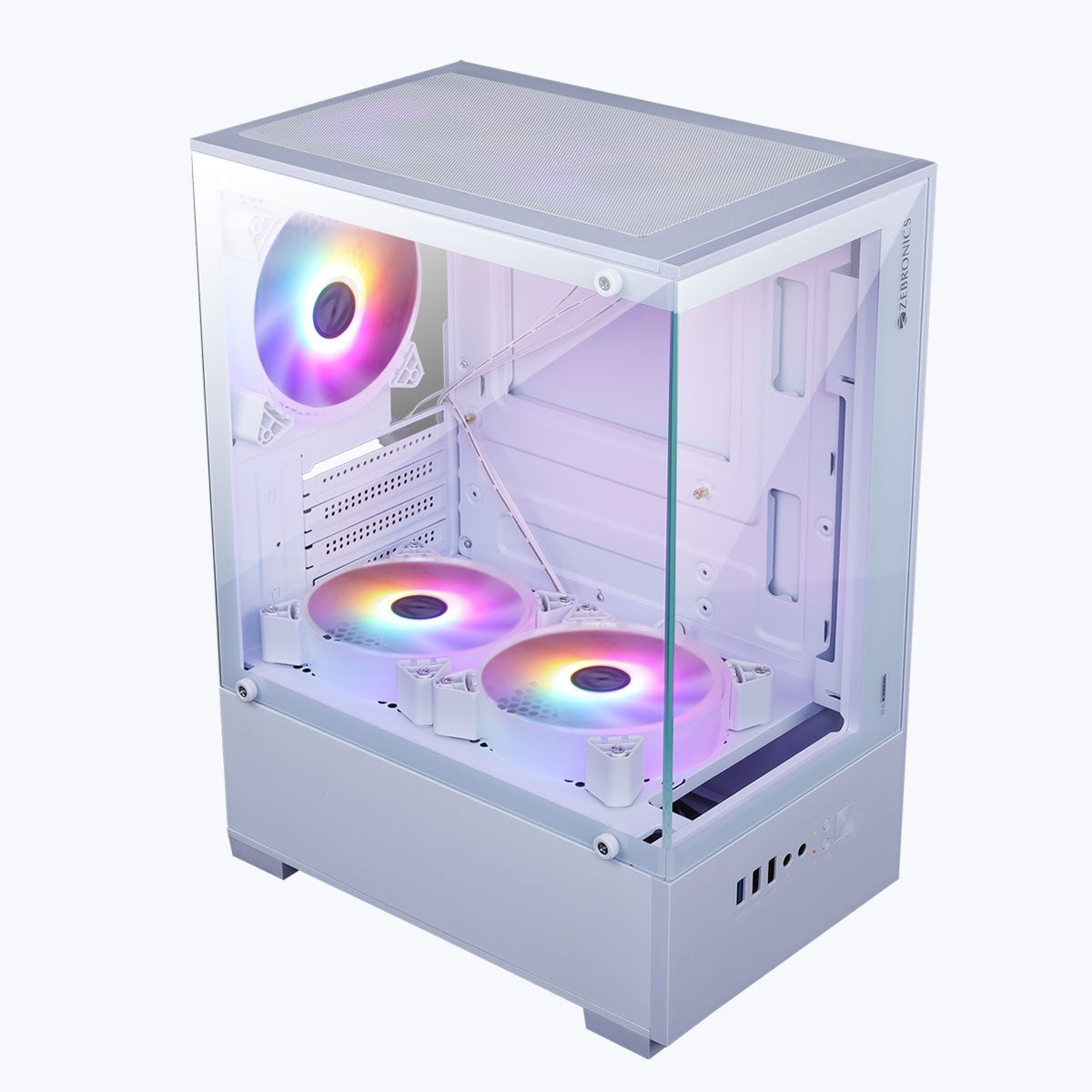 ZEBRONICS Iceberg Gaming Cabinet (White) - image 1
