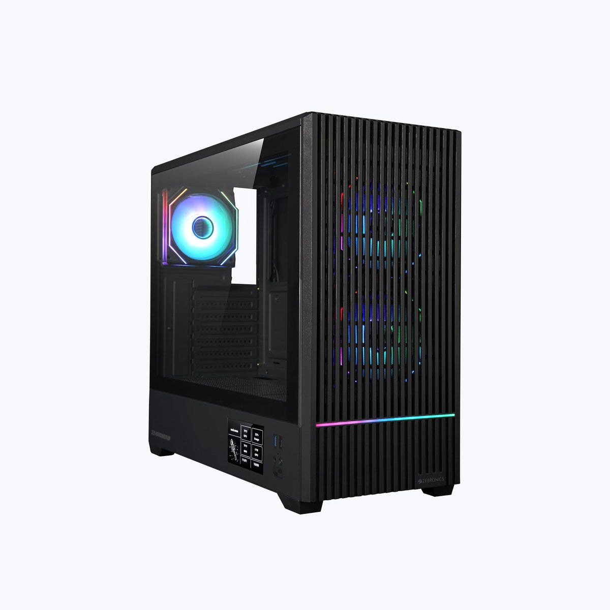 ZEBRONICS Inferno Flip Gaming Cabinet (Black) - image 1