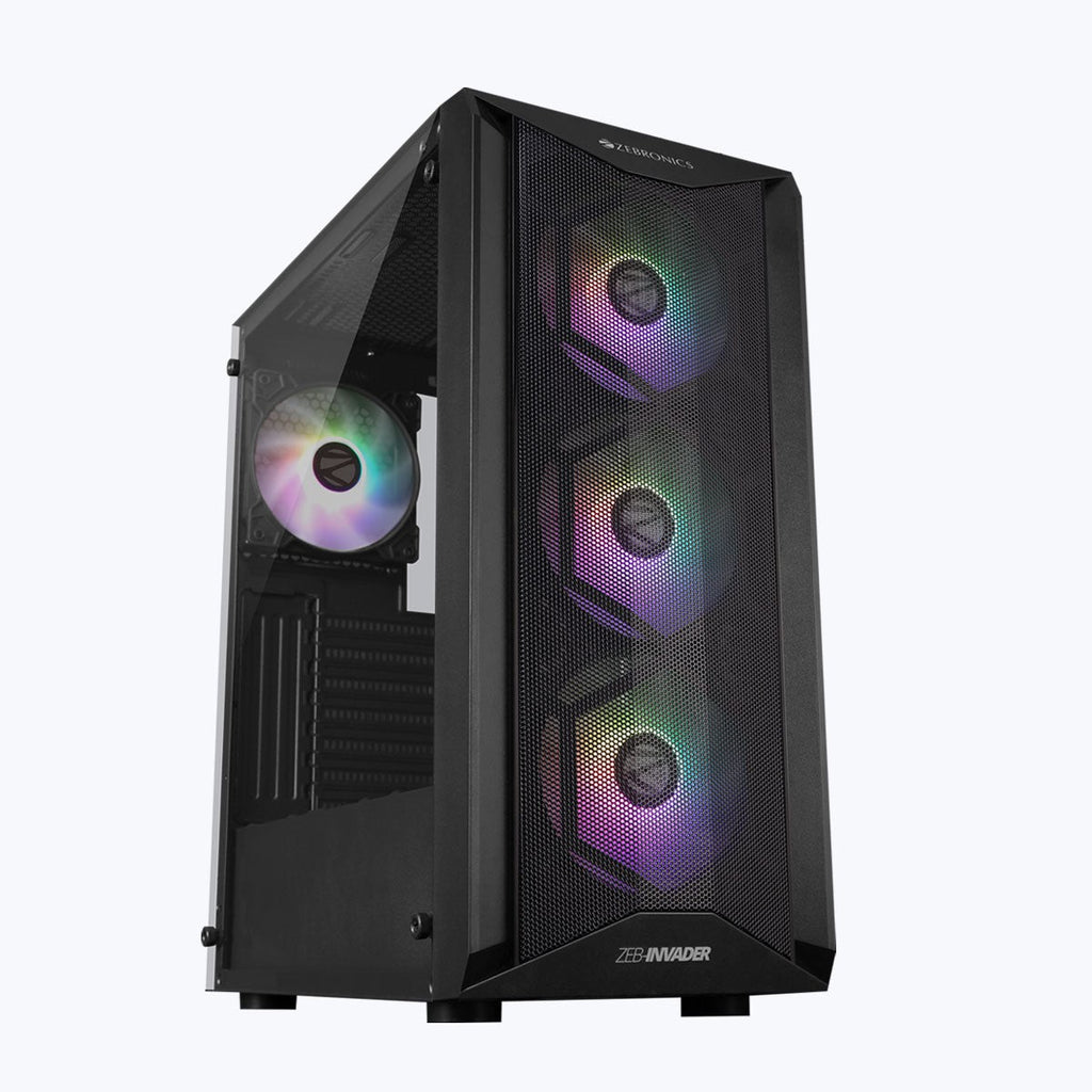 ZEBRONICS Invader Gaming Cabinet (Black) – image 1 – TechCure India