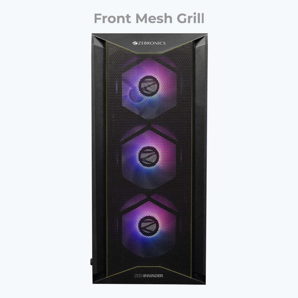 ZEBRONICS Invader Gaming Cabinet (Black) – image 5 – TechCure India