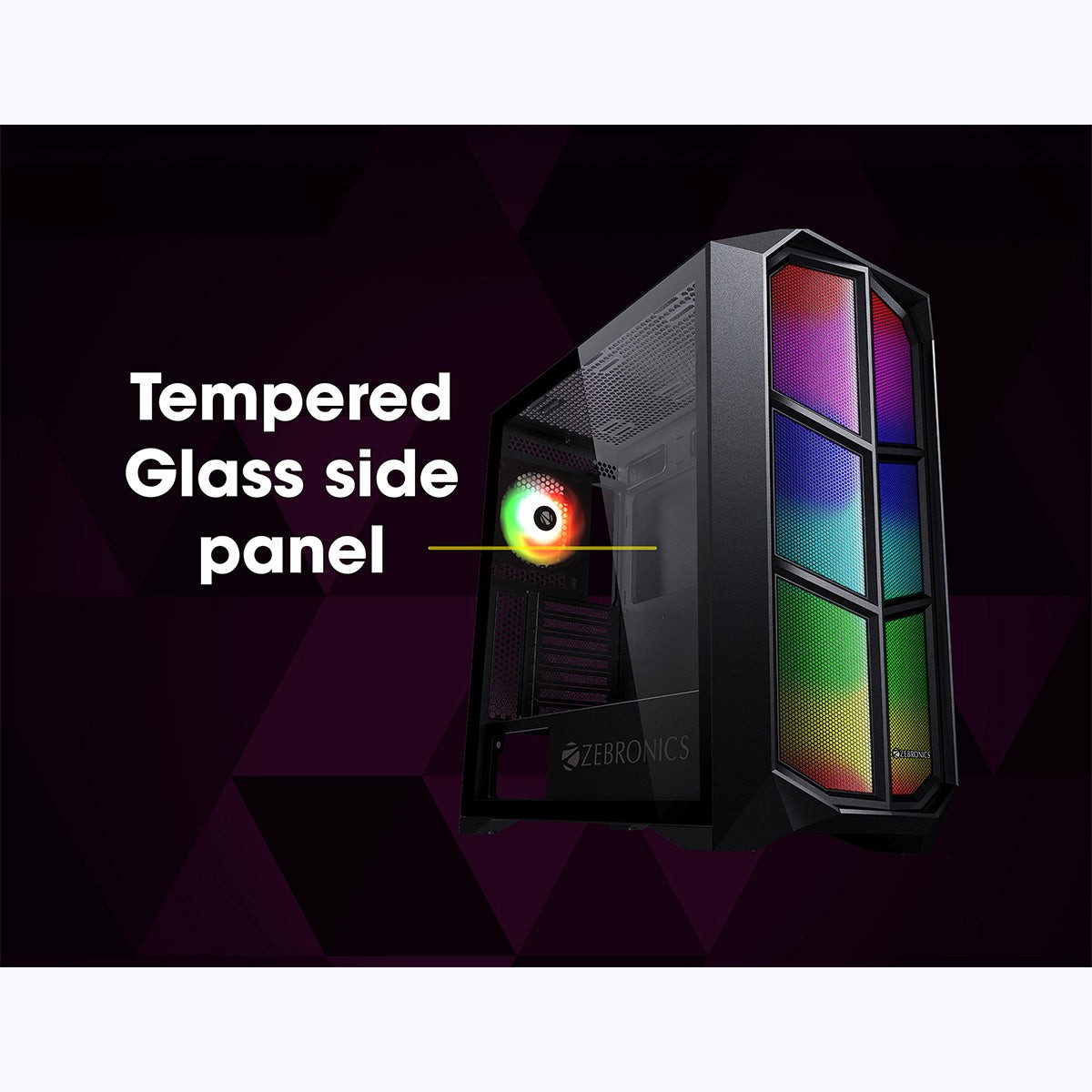 ZEBRONICS Ironside Gaming Cabinet (Zeb 872B) – image 5 – TechCure India