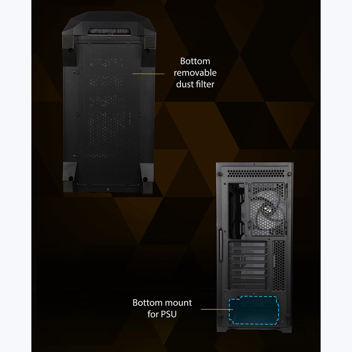 ZEBRONICS Ironside Gaming Cabinet (Zeb 872B) – image 7 – TechCure India
