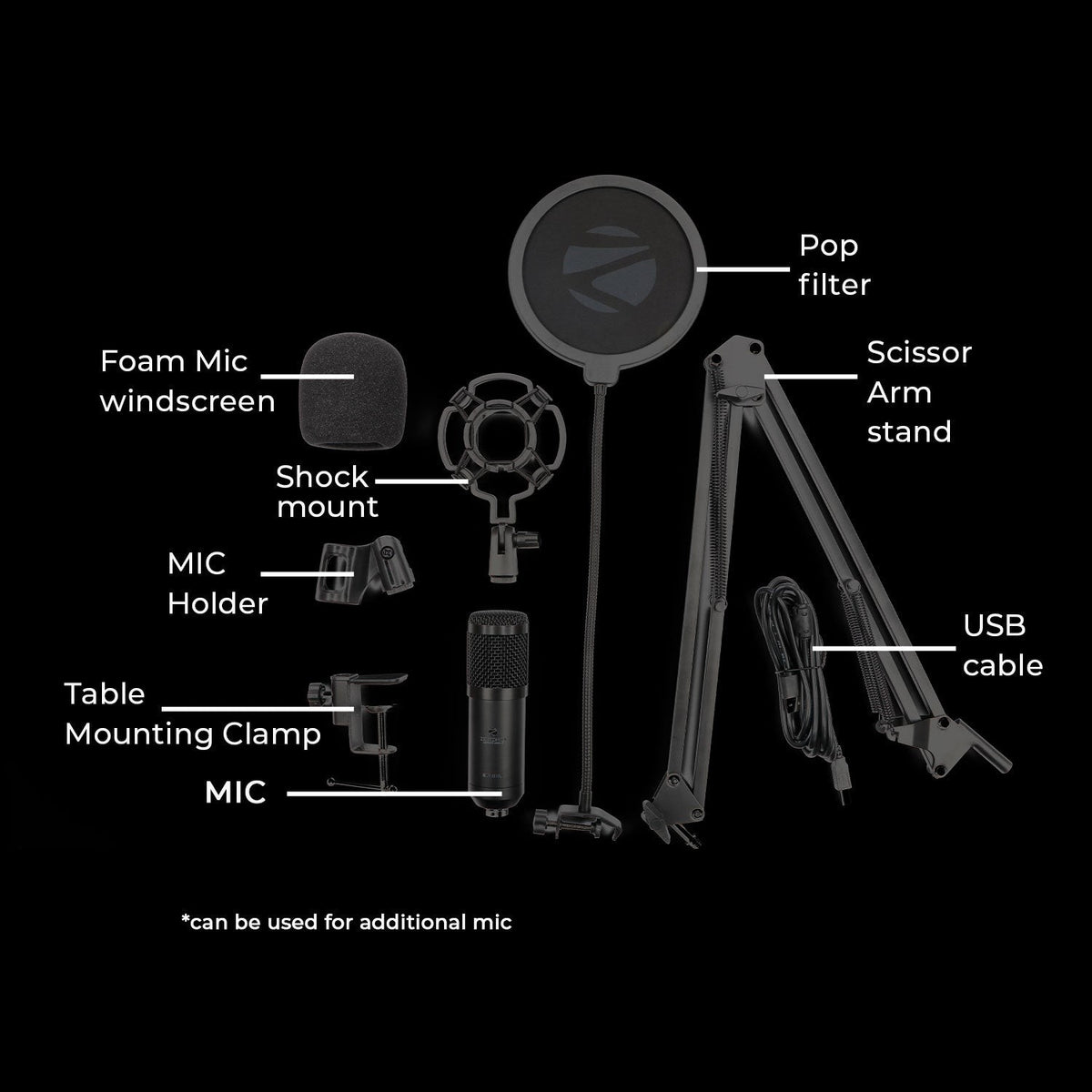 ZEBRONICS Lucid Pro Gaming USB Mic - image 7