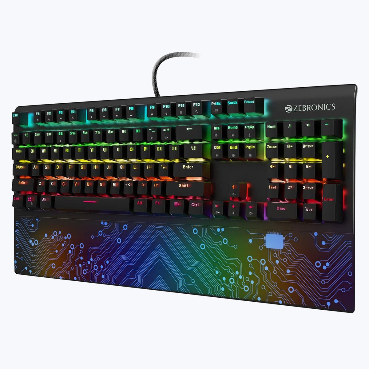 ZEBRONICS Max Chroma Gaming Keyboard | TechCure India