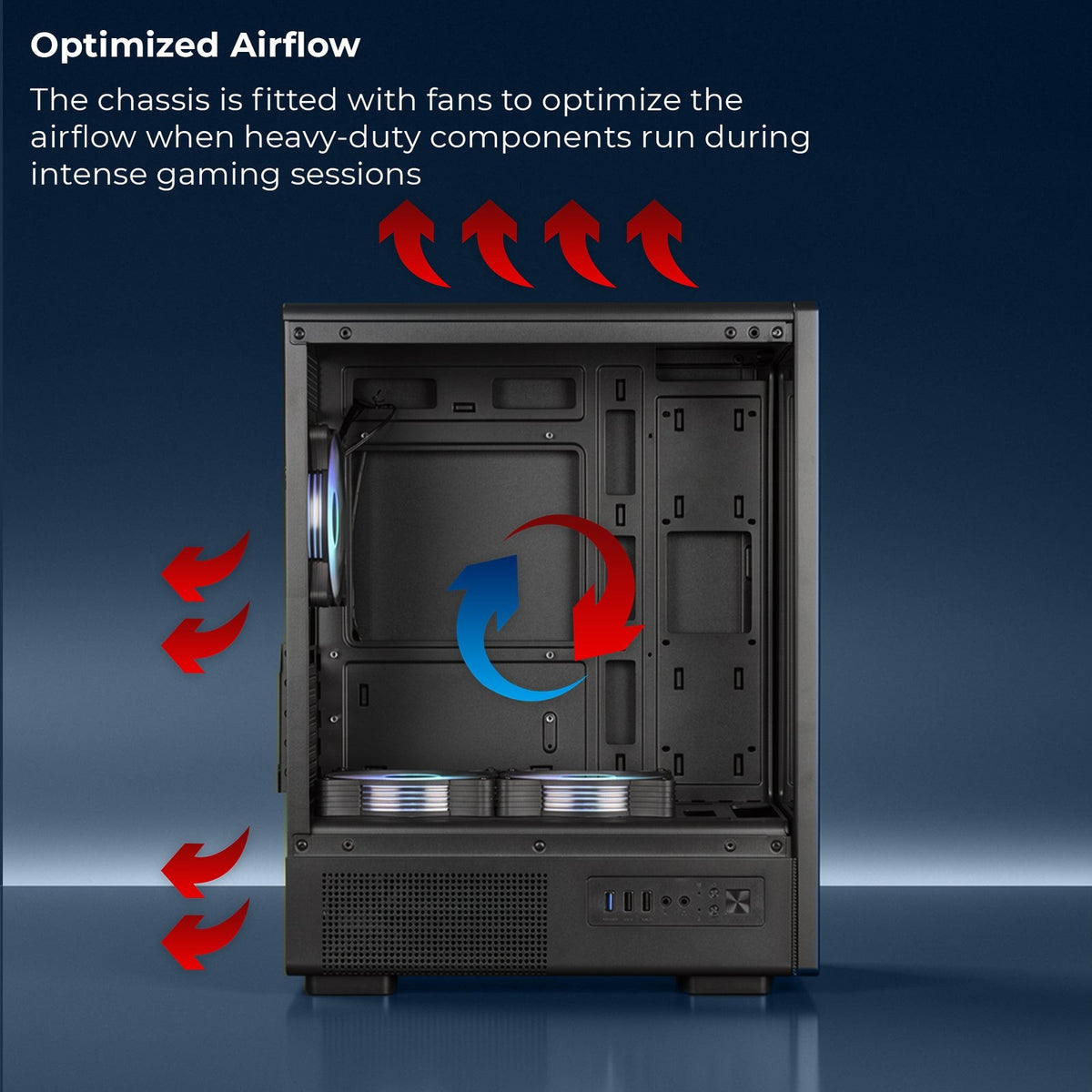 ZEBRONICS Maximus Gaming Mid Tower Cabinet (White) - image 6