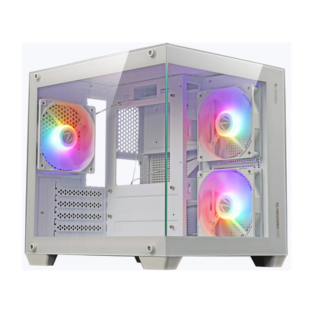 ZEBRONICS Mercury 10 Gaming Cabinet (Mercury B) – ZEBRONICS Mercury 10 Gaming Cabinet - front-side view – TechCure India