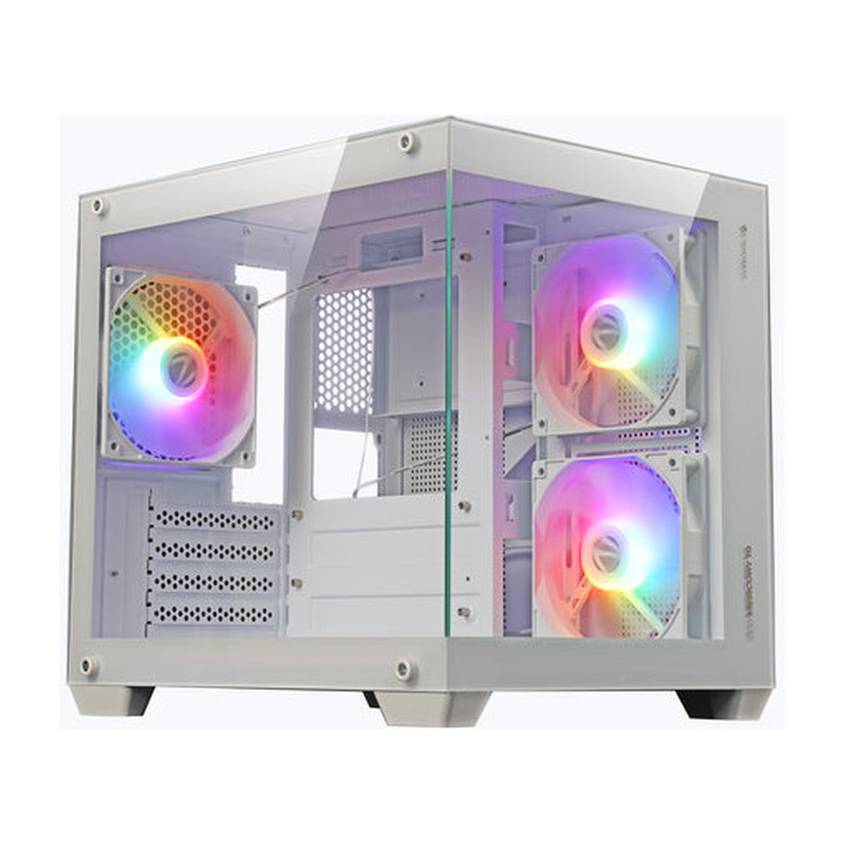 ZEBRONICS Mercury 10 Gaming Cabinet (Mercury B) – ZEBRONICS Mercury 10 Gaming Cabinet - front-side view – TechCure India