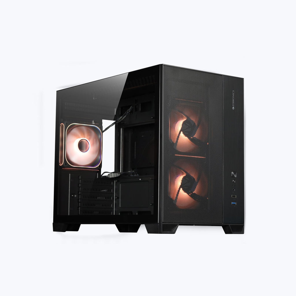 ZEBRONICS Mercury 20 Gaming Cabinet (Black) – TechCure India