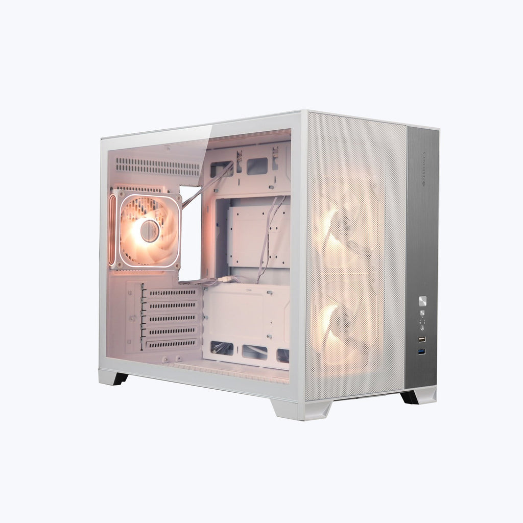 ZEBRONICS Mercury 20 Gaming Cabinet (White) - image 1