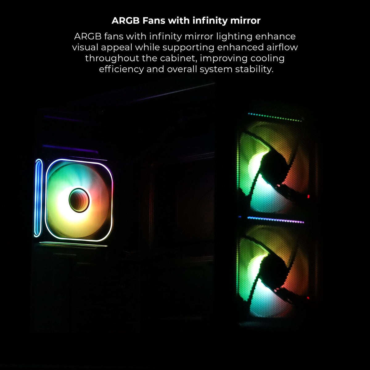 ZEBRONICS Mercury 20 Gaming Cabinet (White) - image 3