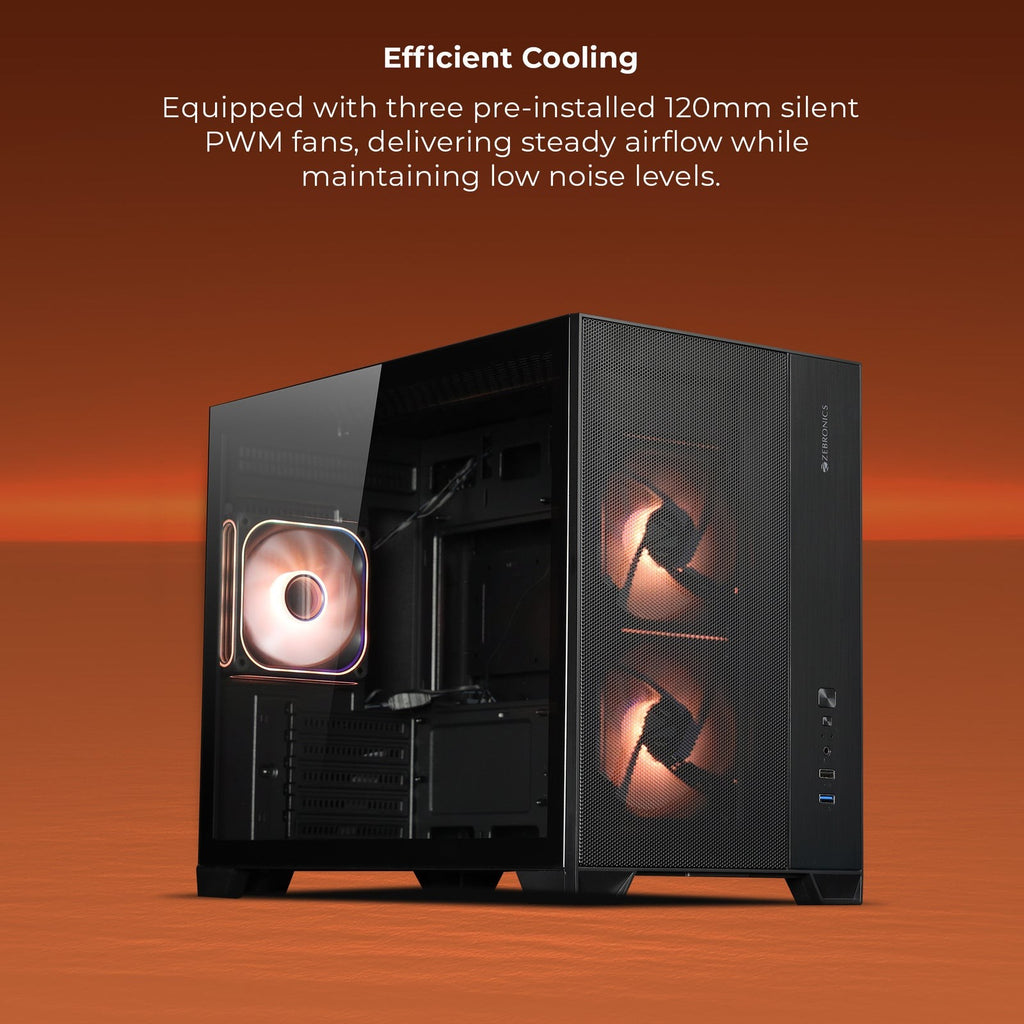 ZEBRONICS Mercury 20 Gaming Cabinet (White) - image 6