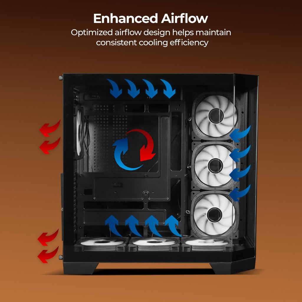 ZEBRONICS Mercury 30 Gaming Cabinet (Black) - image 7