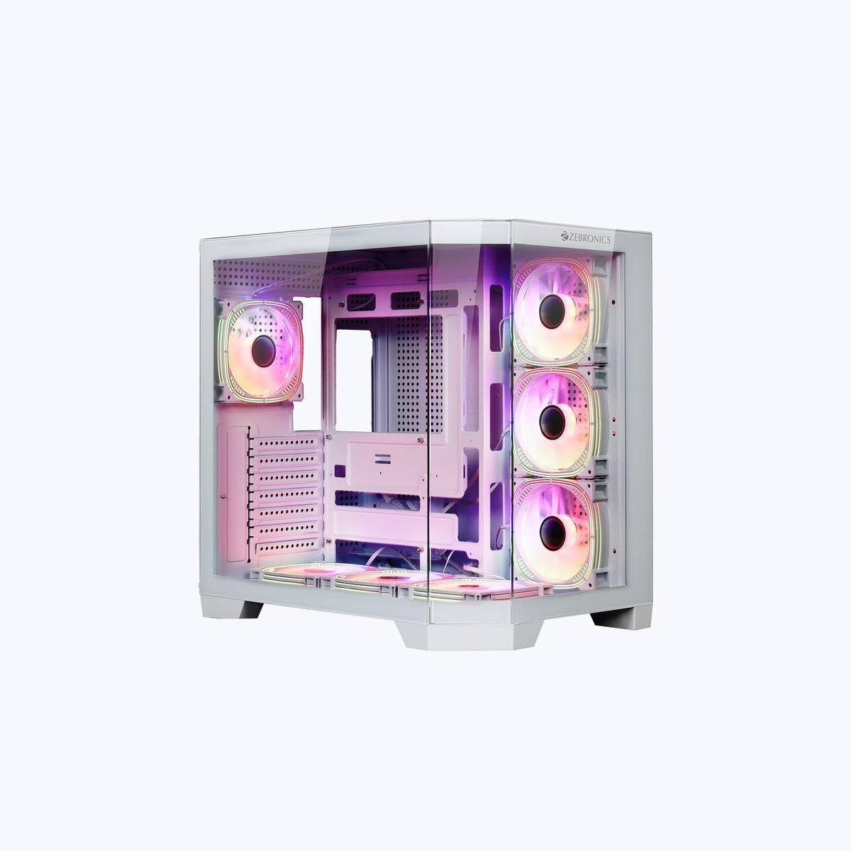 ZEBRONICS Mercury 30 Gaming Cabinet (White) - image 1