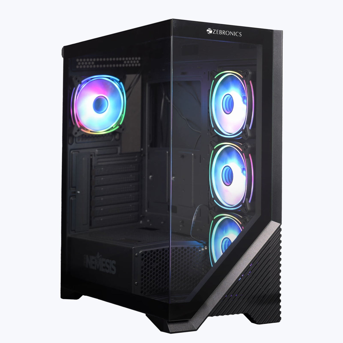 ZEBRONICS Nemesis Premium Gaming Cabinet - Black - image 1