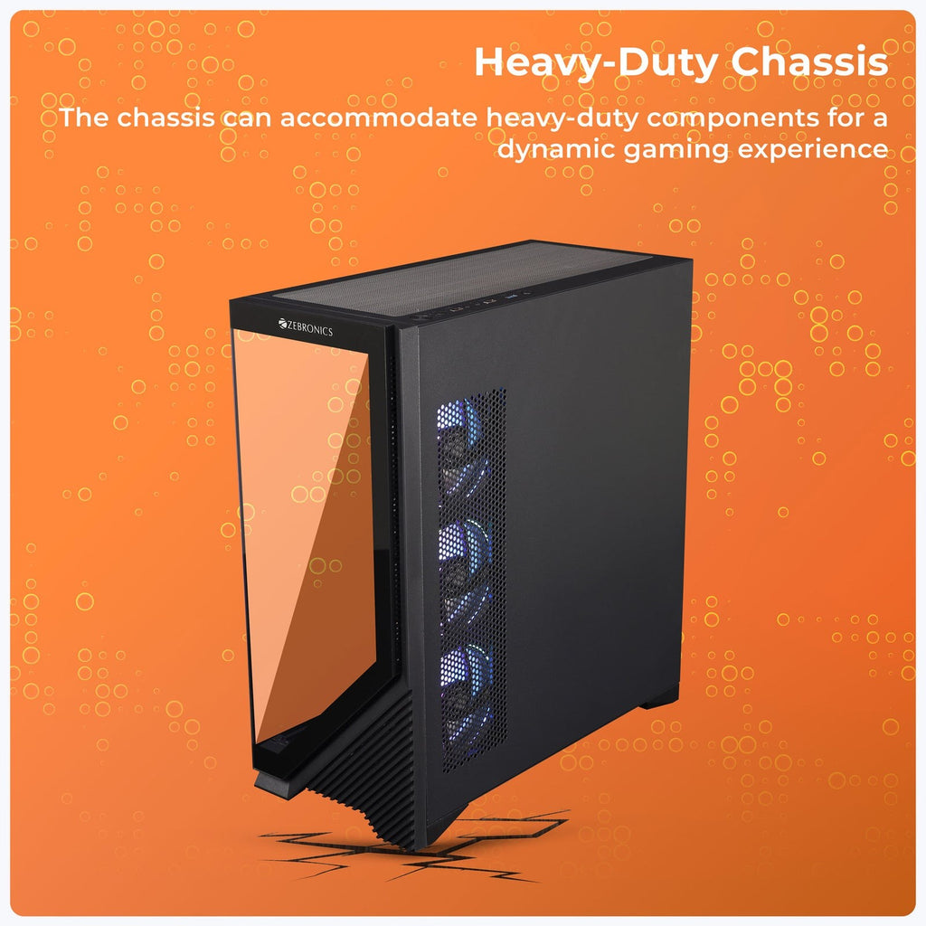 ZEBRONICS Nemesis Premium Gaming Cabinet - Black - image 6