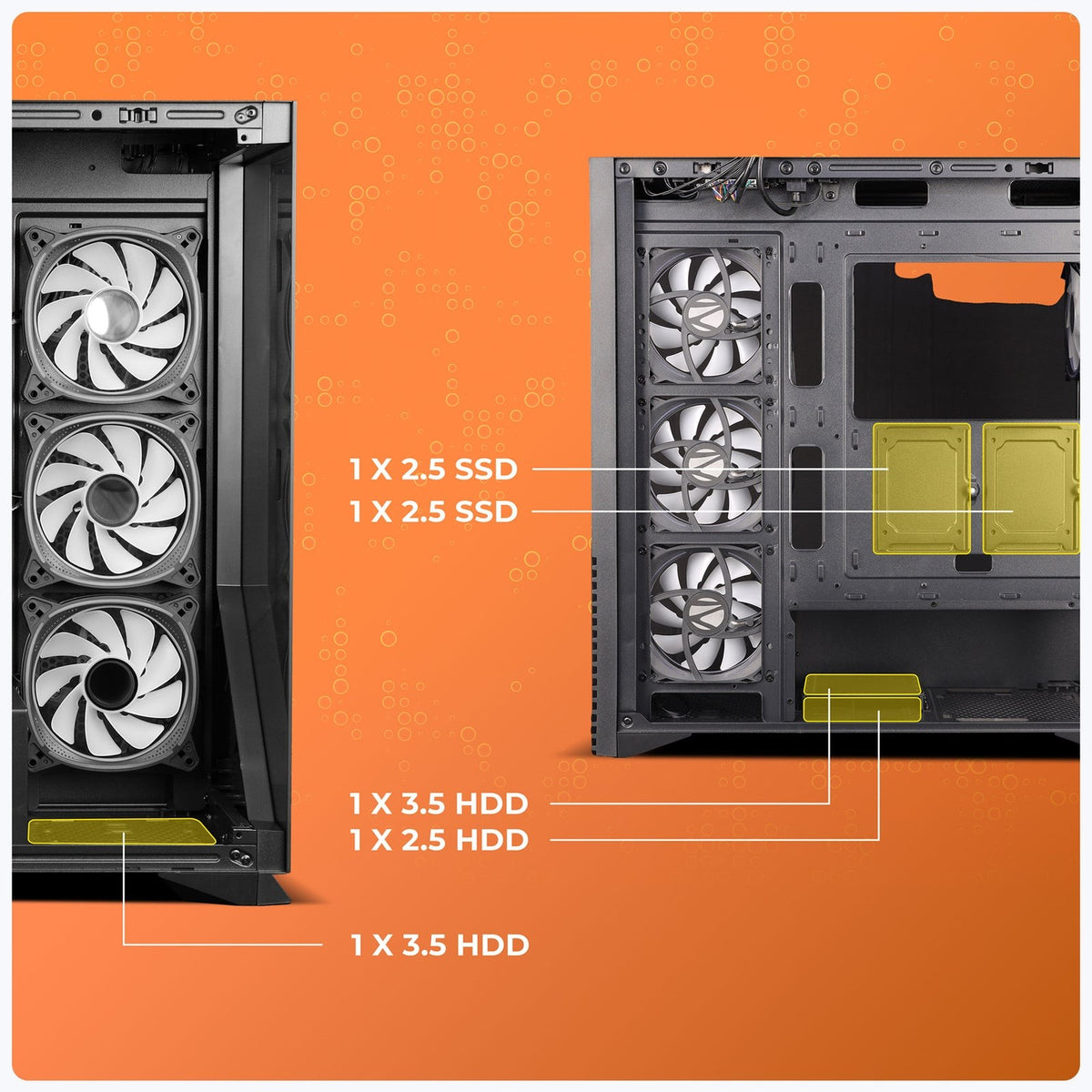 ZEBRONICS Nemesis Premium Gaming Cabinet - Black - image 9