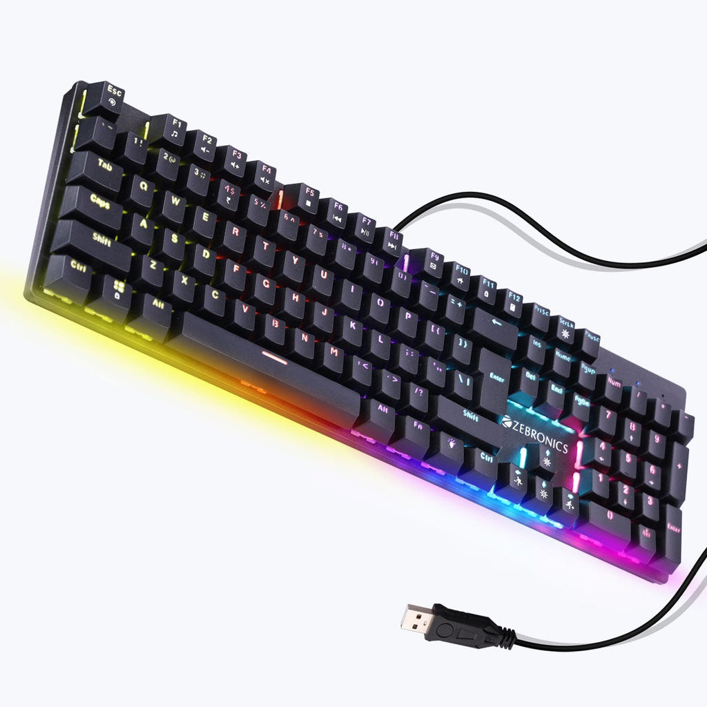 ZEBRONICS Nitro Plus (ZEB-K4001M) Gaming Keyboard (Black+Blue) - image 4