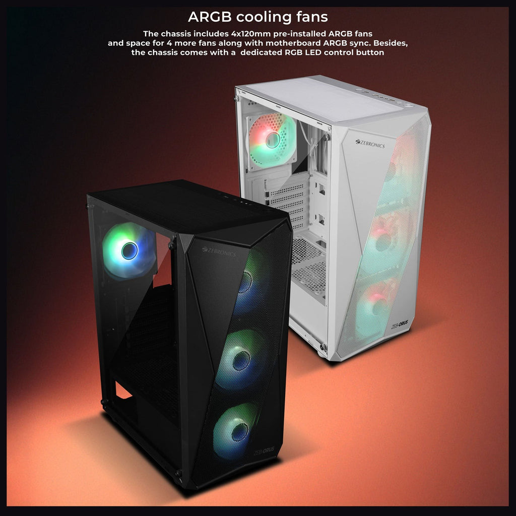 ZEBRONICS Orus Gaming Cabinet (Black) - image 5