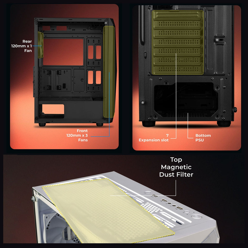 ZEBRONICS Orus Gaming Cabinet (Black) - image 9