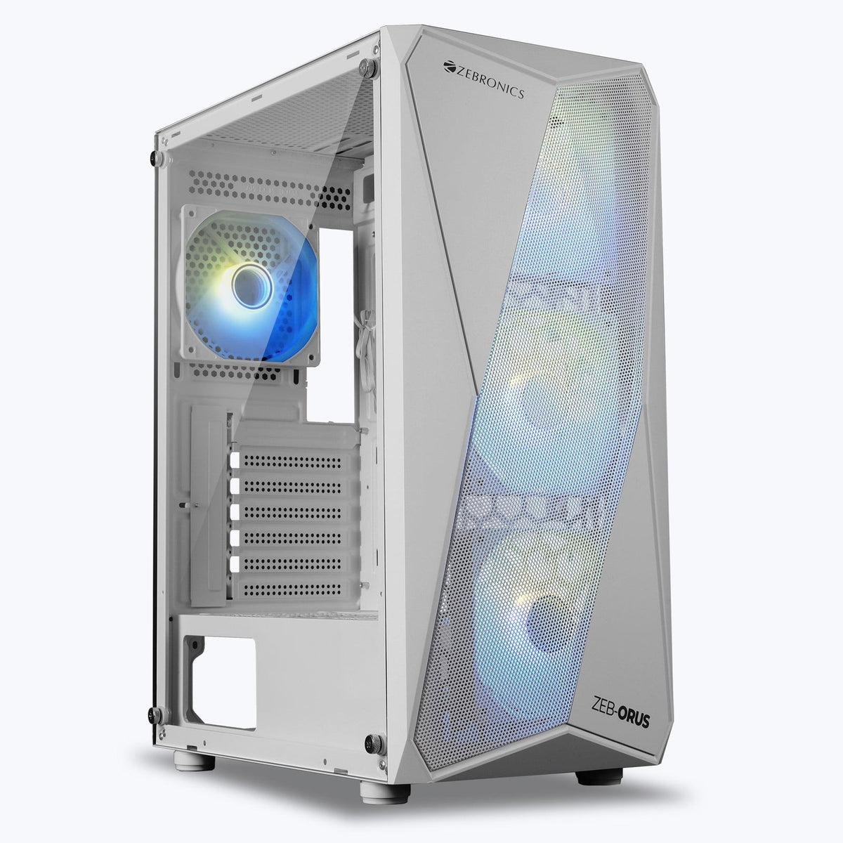 ZEBRONICS Orus Gaming Cabinet (White) - image 1