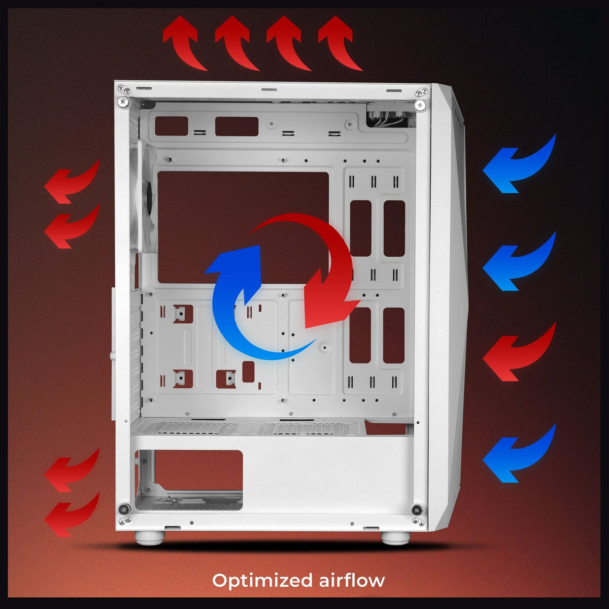 ZEBRONICS Orus Gaming Cabinet (White) - image 10