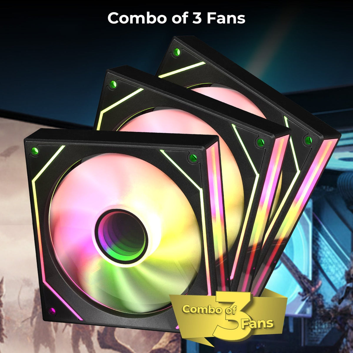 ZEBRONICS PGF700 B/W Gaming CPU Fan (Black) - image 3