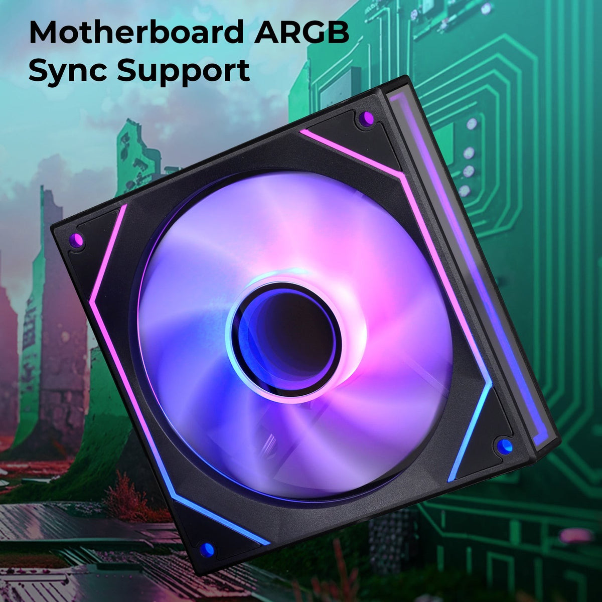 ZEBRONICS PGF700 B/W Gaming CPU Fan (Black) - image 4