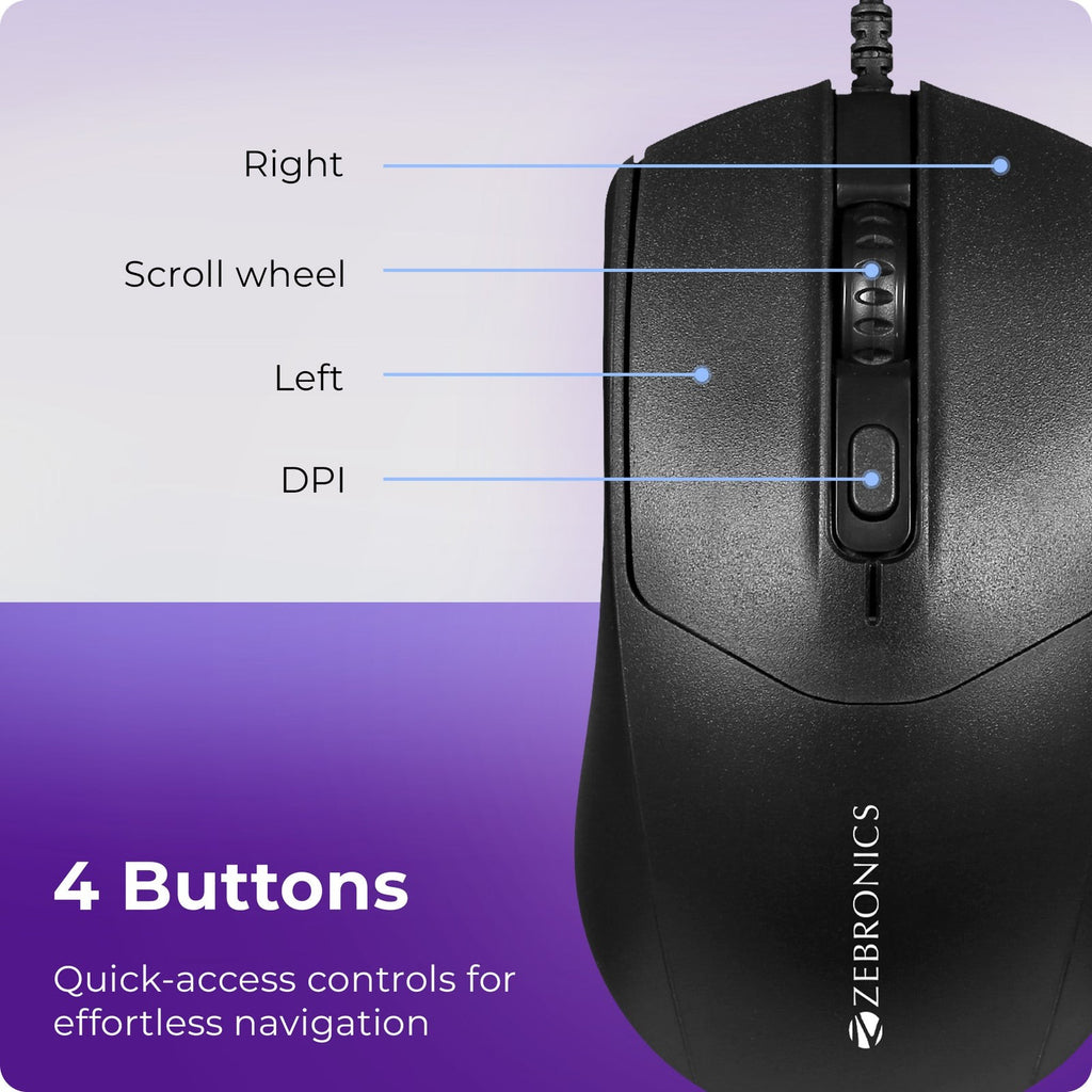 ZEBRONICS Phero Plus Gaming Mouse – image 4 – TechCure India