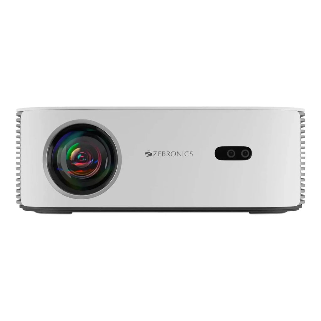 ZEBRONICS PIXAPLAY 17, Smart LED Projector, 6000 Lumens, 4K Support, Dolby Audio, 224 Inch Screen Size, HDMI, USB, WiFi, 1080p Native, APP Support, Miracast, Auto Keystone – TechCure India