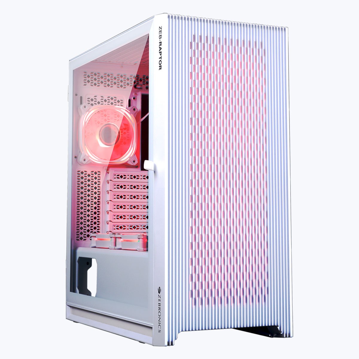 ZEBRONICS Raptor Gaming Cabinet (White) - image 1