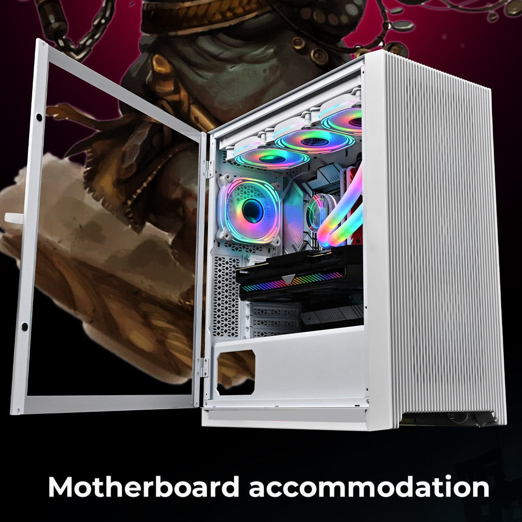 ZEBRONICS Raptor Gaming Cabinet (White) - image 4