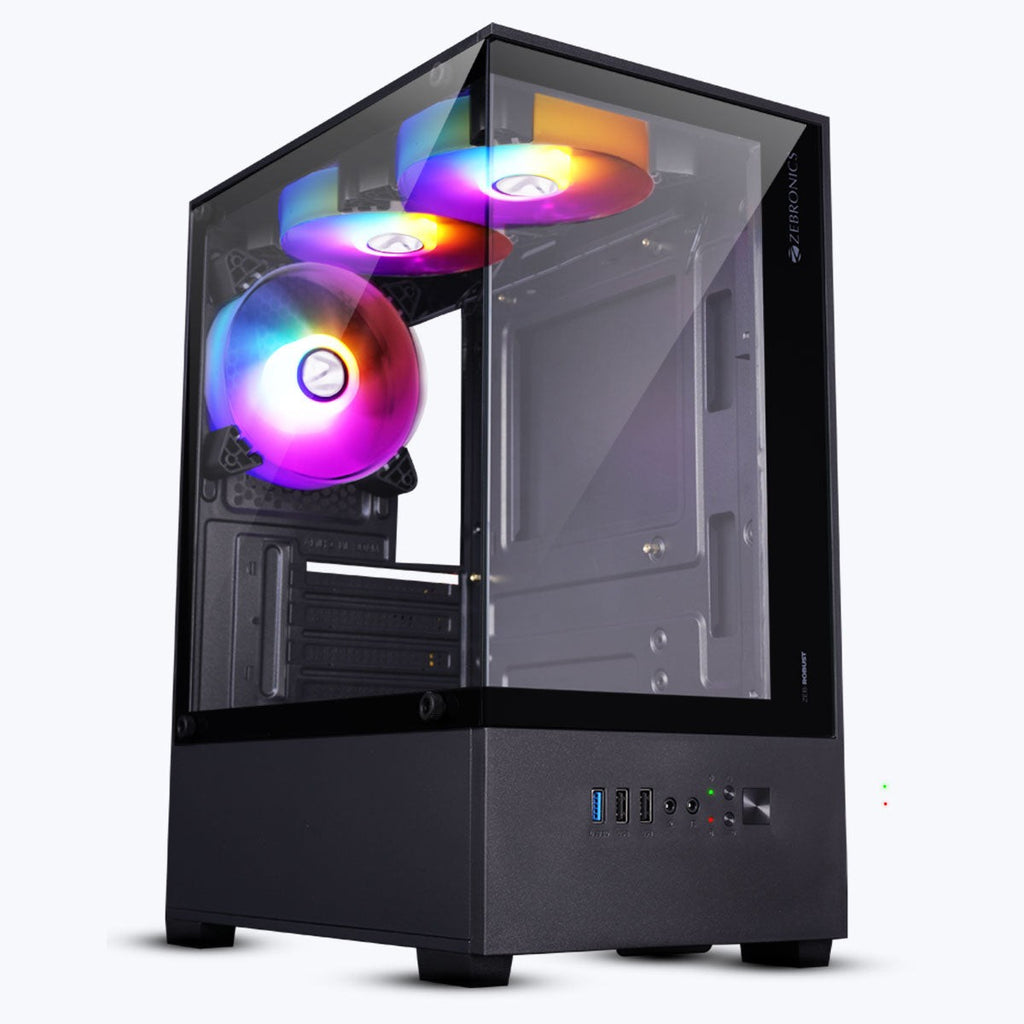 ZEBRONICS Robust Gaming Cabinet (Black) – TechCure India