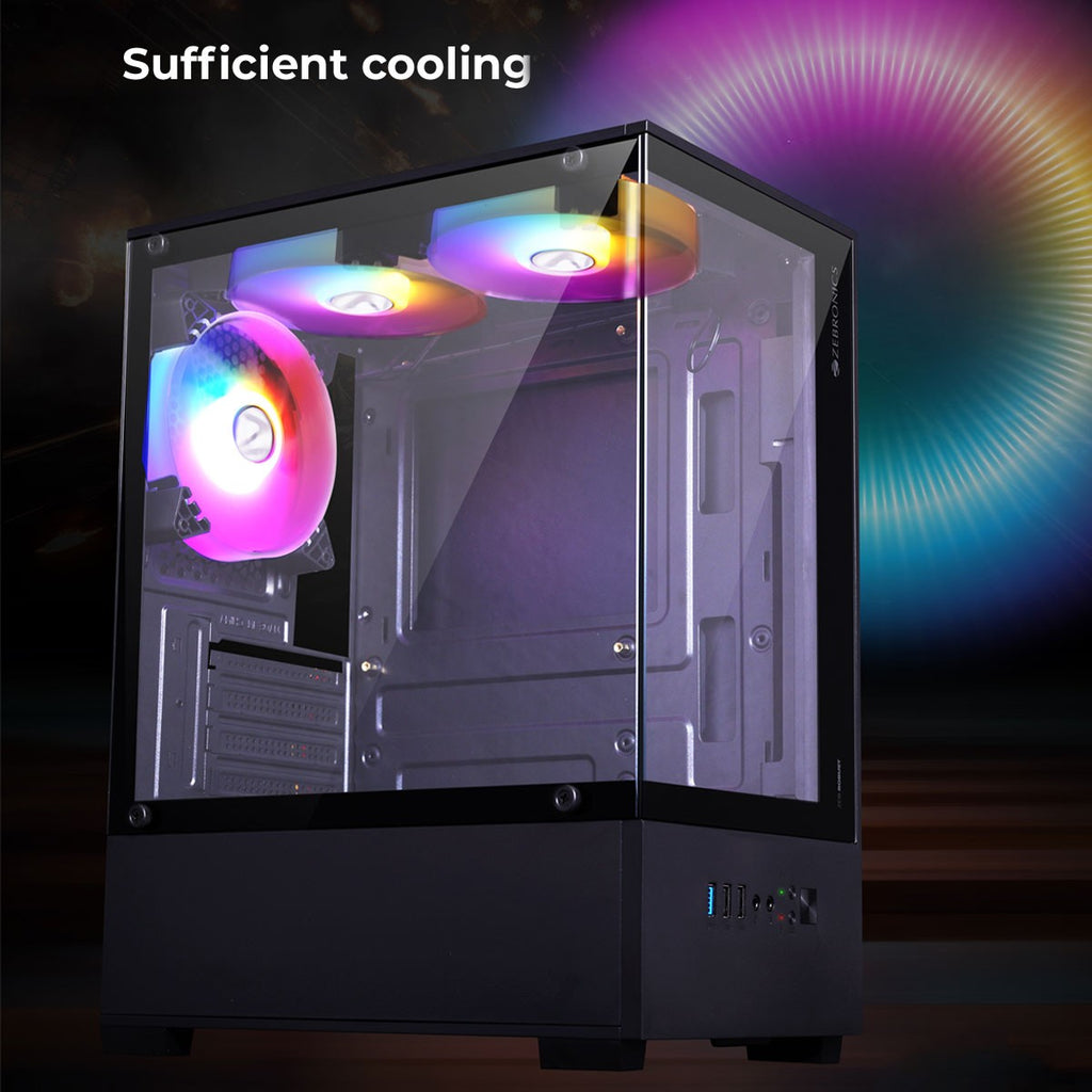 ZEBRONICS Robust Gaming Cabinet (White) - image 5