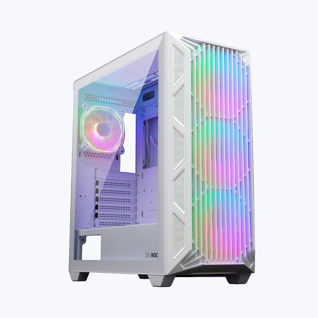 ZEBRONICS Rogue W/B Gaming Cabinet (White) - image 1