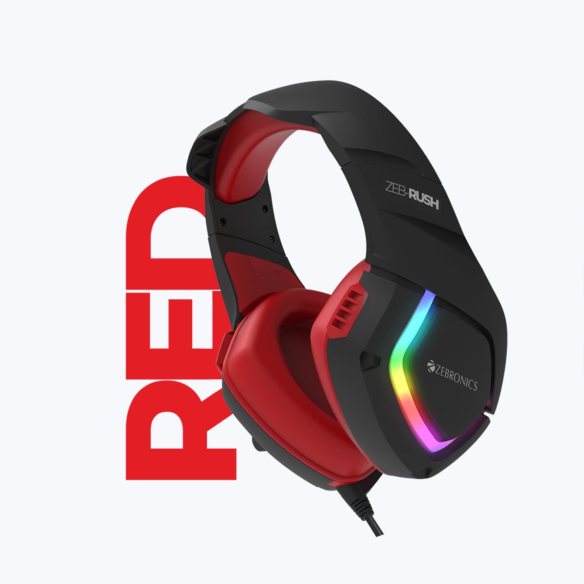 ZEBRONICS Rush Gaming Headphone (Red) - image 1
